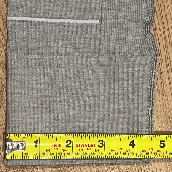 Blanqi Maternity Legging Compression Size L‎ Hipster Cuffed Dove Gray NEW - Picture 10 of 14